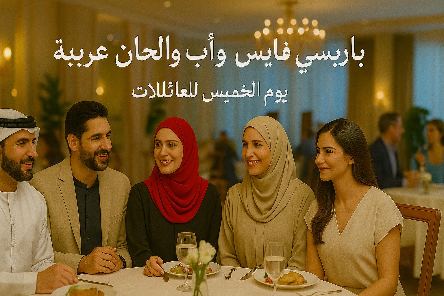 عشاء عائلي مع عرض موسيقي عربي ولاونج في دبي يوم الخميس